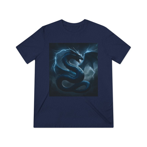 Azure Storm Serpent - Unisex Triblend Tee
