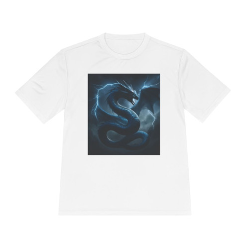 Azure Storm Serpent - Unisex Moisture Wicking Tee