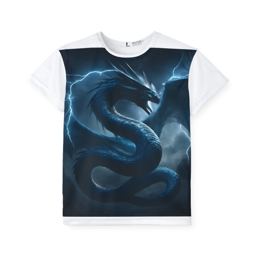 Azure Storm Serpent - Kids Sports Jersey (AOP)