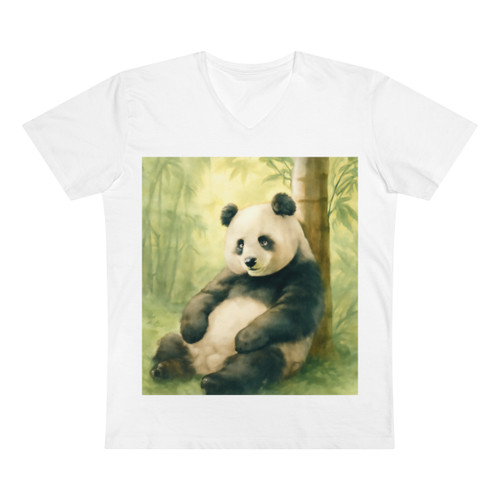 Serene Panda Sanctuary - Men’s Presenter V-neck