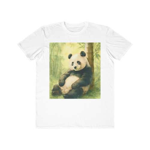 Serene Panda Sanctuary - Men's Lightweight Fashion Tee