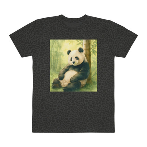 Serene Panda Sanctuary - Men's Fine Jersey Tee