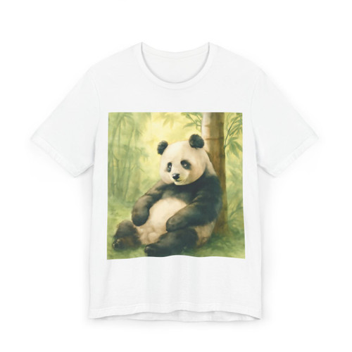 Serene Panda Sanctuary - Unisex Jersey T-Shirt