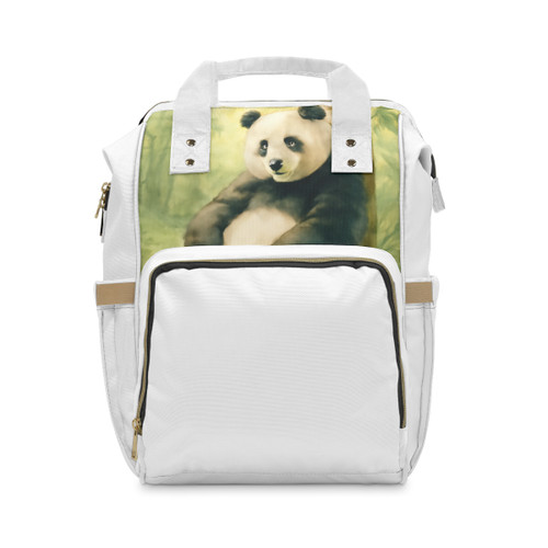 Serene Panda Sanctuary - Multifunctional Diaper Backpack