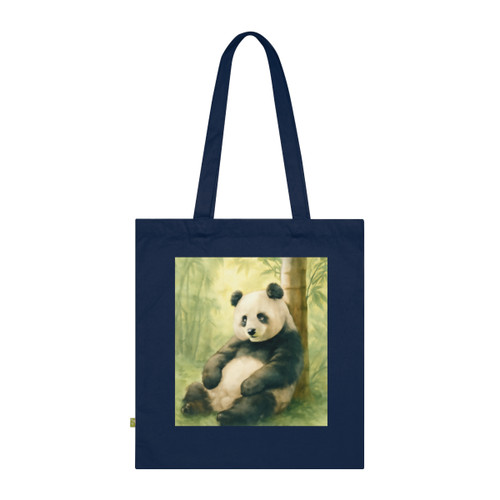 Serene Panda Sanctuary - Organic Cotton Tote Bag