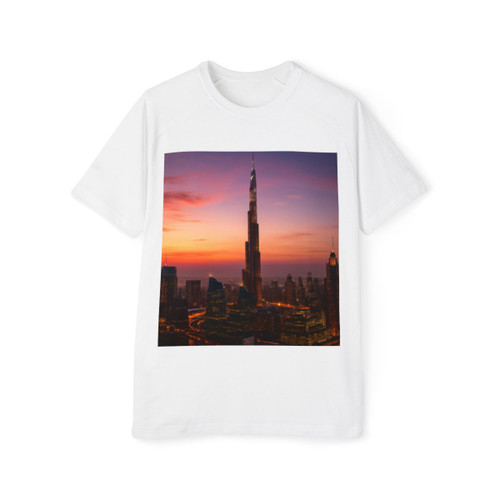 Dubai Futuristic Skyline - Men's Raglan T-Shirt