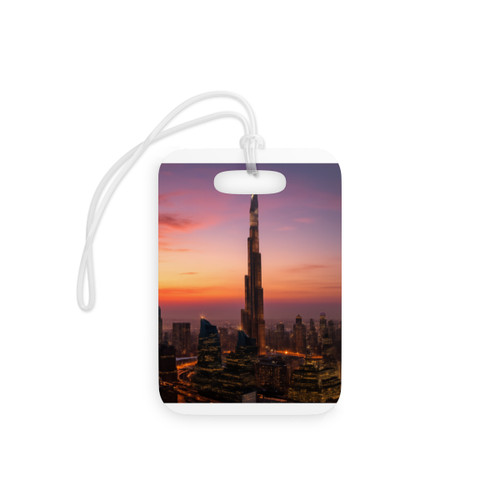 Dubai Futuristic Skyline - Luggage Tags