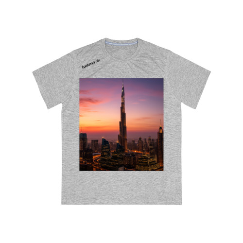 Dubai Futuristic Skyline - Men's Sports T-shirt