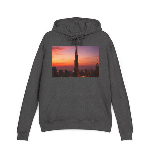 Dubai Futuristic Skyline - Unisex French Terry Hoodie