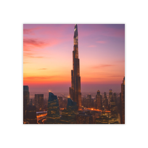 Dubai Futuristic Skyline - Post-it® Note Pads