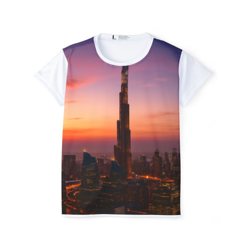 Dubai Futuristic Skyline - Women's Sports Jersey (AOP)