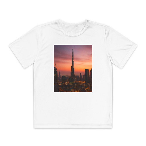 Dubai Futuristic Skyline - Youth Competitor Tee