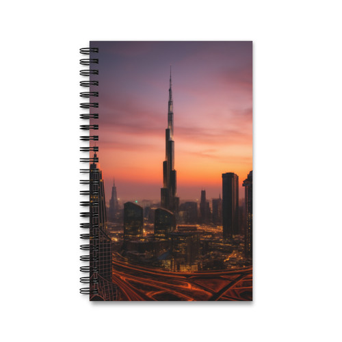 Dubai Futuristic Skyline - Spiral Journal (EU)