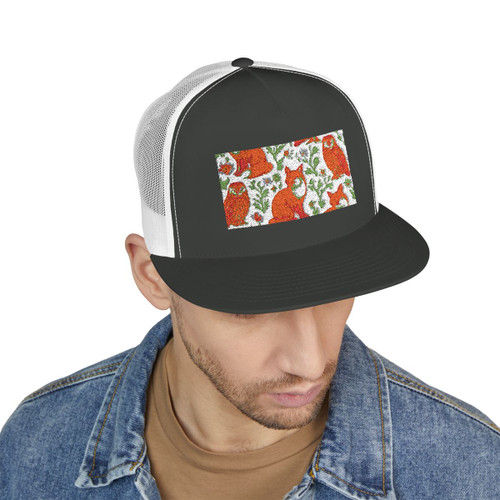 Whimsical Forest Fables - 5 Panel Trucker Cap (Embroidery)