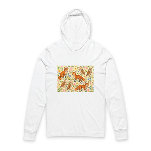 Whimsical Forest Fables - Unisex Hooded Long Sleeve Tee