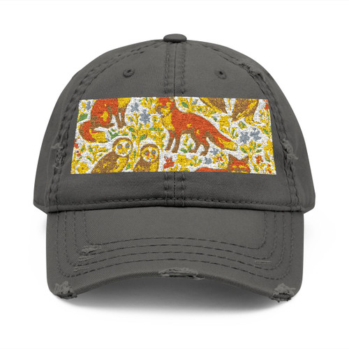Whimsical Forest Fables - Distressed Dad Hat (Embroidery)