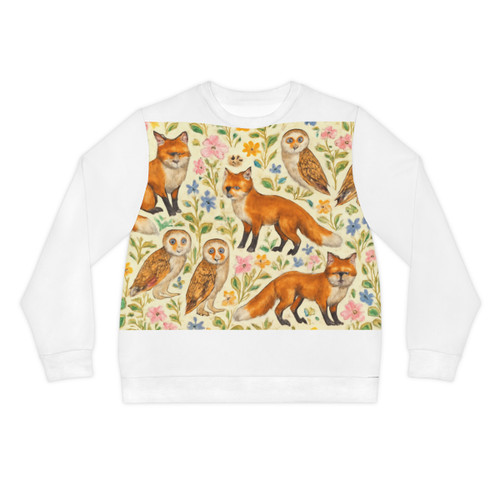 Whimsical Forest Fables - Lightweight Sweatshirt (AOP)