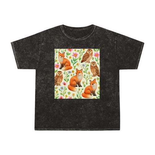 Whimsical Forest Fables - Unisex Mineral Wash T-Shirt