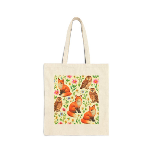 Whimsical Forest Fables - Cotton Canvas Tote Bag