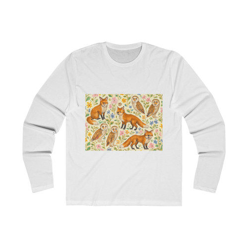 Whimsical Forest Fables - Men's Long Sleeve Crew Tee