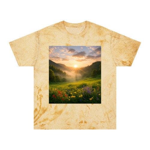 Lush Valley Sunrise - Unisex Color Blast T-Shirt