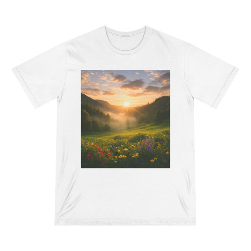 Lush Valley Sunrise - Organic Staple T-shirt