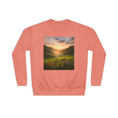 Lush Valley Sunrise - Unisex Crew Sweatshirt