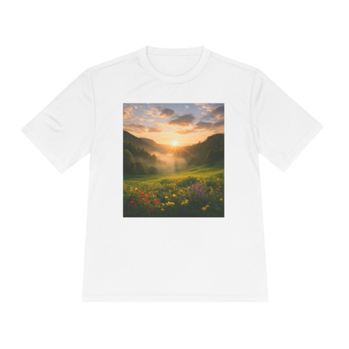 Lush Valley Sunrise - Unisex Moisture Wicking Tee