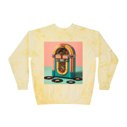 Classic Vinyl Vibes - Unisex Color Blast Crewneck Sweatshirt