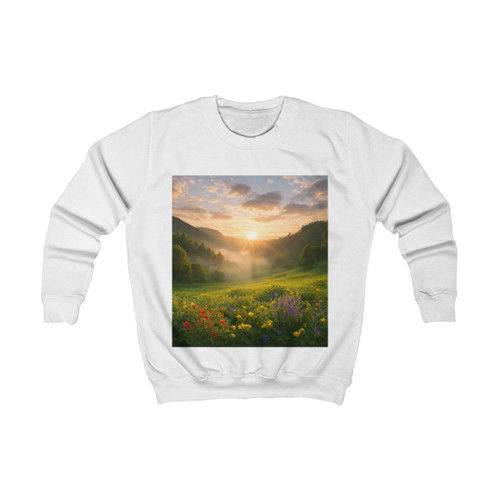Lush Valley Sunrise - Kids Sweatshirt
