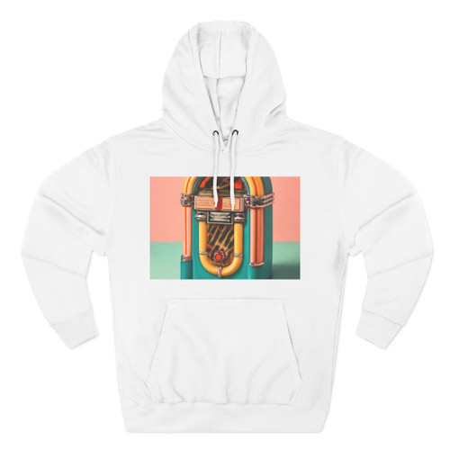 Classic Vinyl Vibes - Three-Panel Fleece Hoodie Classic Vinyl Vibes - Three-Panel Fleece Hoodie