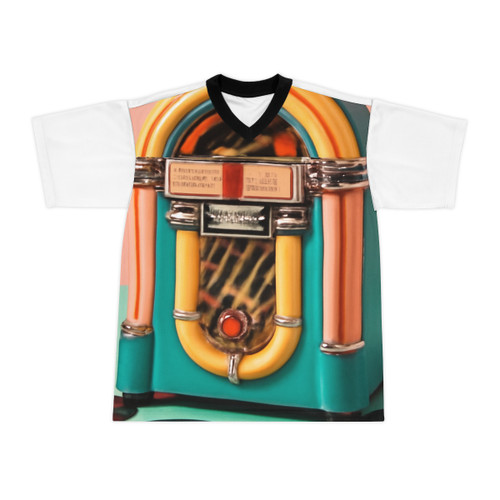 Classic Vinyl Vibes - Unisex Football Jersey (AOP) Classic Vinyl Vibes - Unisex Football Jersey (AOP)