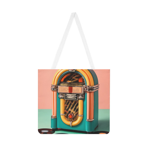 Classic Vinyl Vibes - Shoulder Tote Bag (AOP)