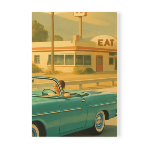 Retro Road Trip - Softcover Notebook, A5