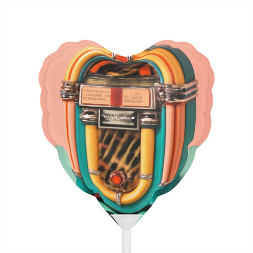 Classic Vinyl Vibes - Balloons (Round and Heart-shaped), 6"