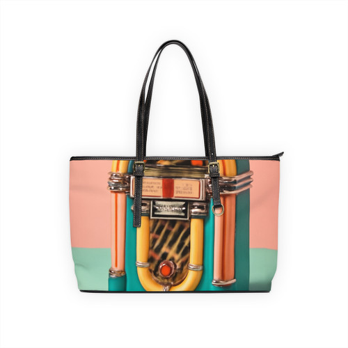 Classic Vinyl Vibes - PU Leather Shoulder Bag