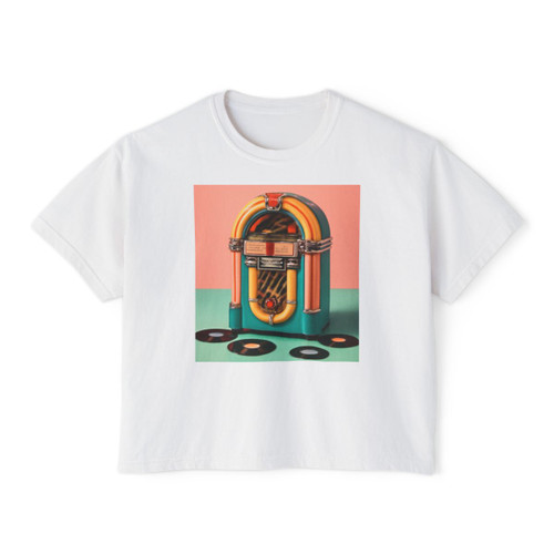 Classic Vinyl Vibes - Women's Boxy Tee