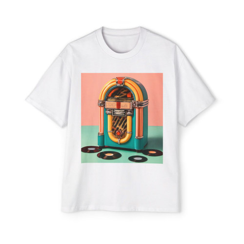 Classic Vinyl Vibes - Men's Heavy Oversized Tee