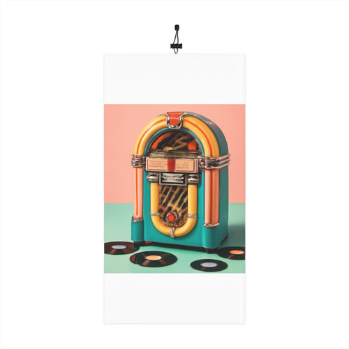 Classic Vinyl Vibes - Winter Neck Gaiter With Drawstring