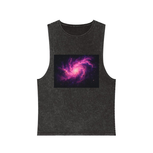 Luminous Nebula Reverie - Unisex Stonewash Tank Top