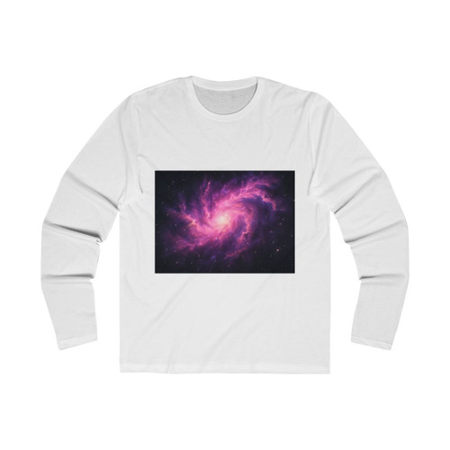 Luminous Nebula Reverie - Men's Long Sleeve Crew Tee
