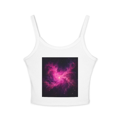 Luminous Nebula Reverie - Women's Spaghetti Strap Tank Top