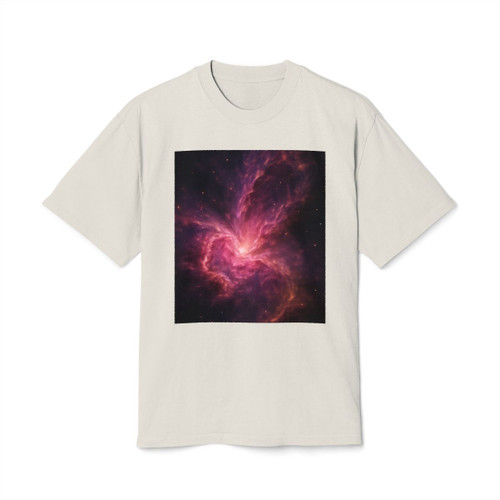 Luminous Nebula Reverie - Unisex Heavy Faded Tee