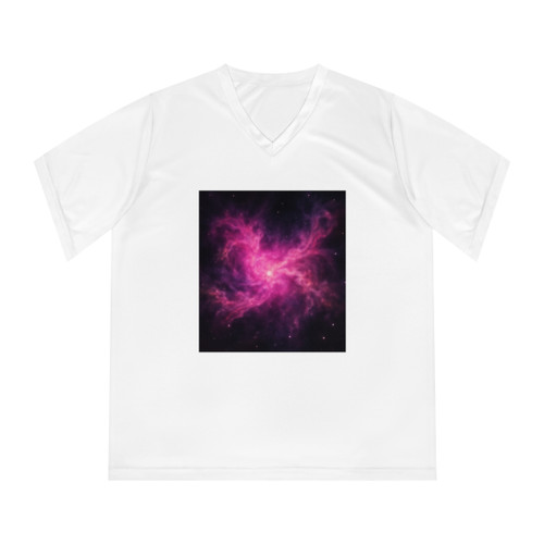Luminous Nebula Reverie - Women's Performance V-Neck T-Shirt