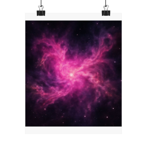 Luminous Nebula Reverie - Matte Vertical Posters