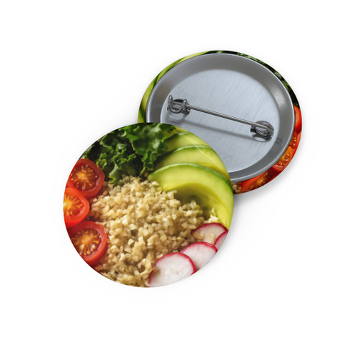 Harvest Bowl Delight - Custom Pin Buttons