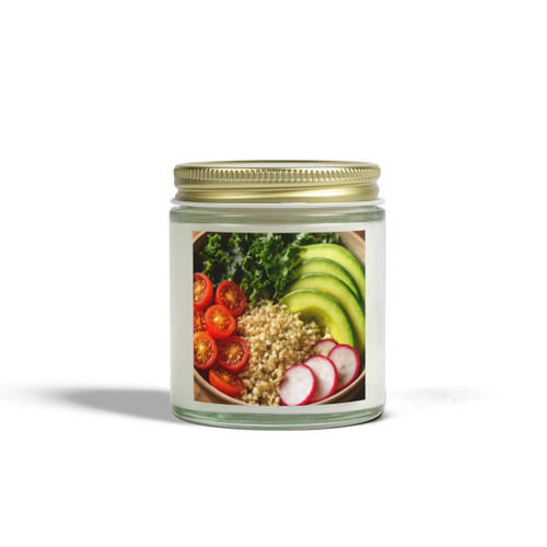 Harvest Bowl Delight - Scented Candles, Coconut Apricot Wax (4oz, 9oz)