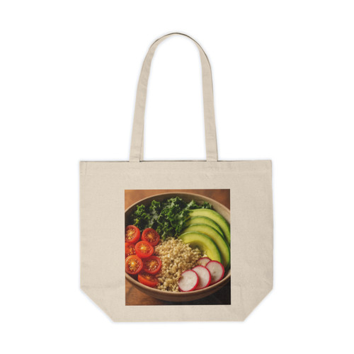 Harvest Bowl Delight - Canvas Shopping Tote