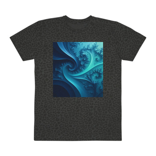 Fractal Harmony Wave - Men's Fine Jersey Tee