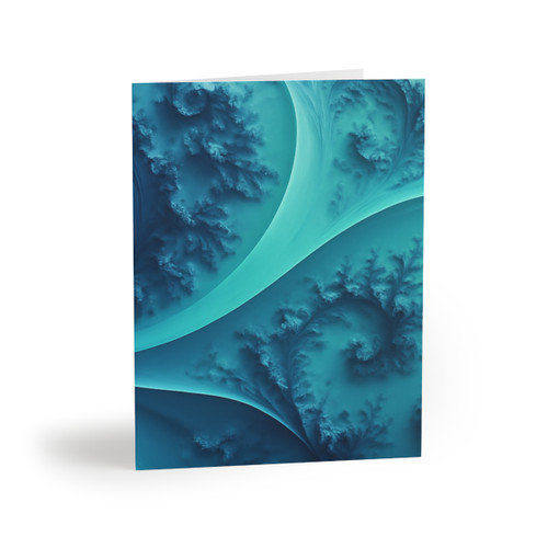 Fractal Harmony Wave - Greeting cards (8, 16, and 24 pcs)